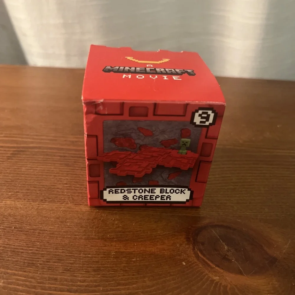 2025 McDonald's Minecraft‎ Happy Meal Toy #9 Redstone Block & Creeper